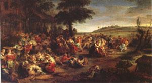 Peter Paul Rubens The Village Wedding (mk05) oil painting picture